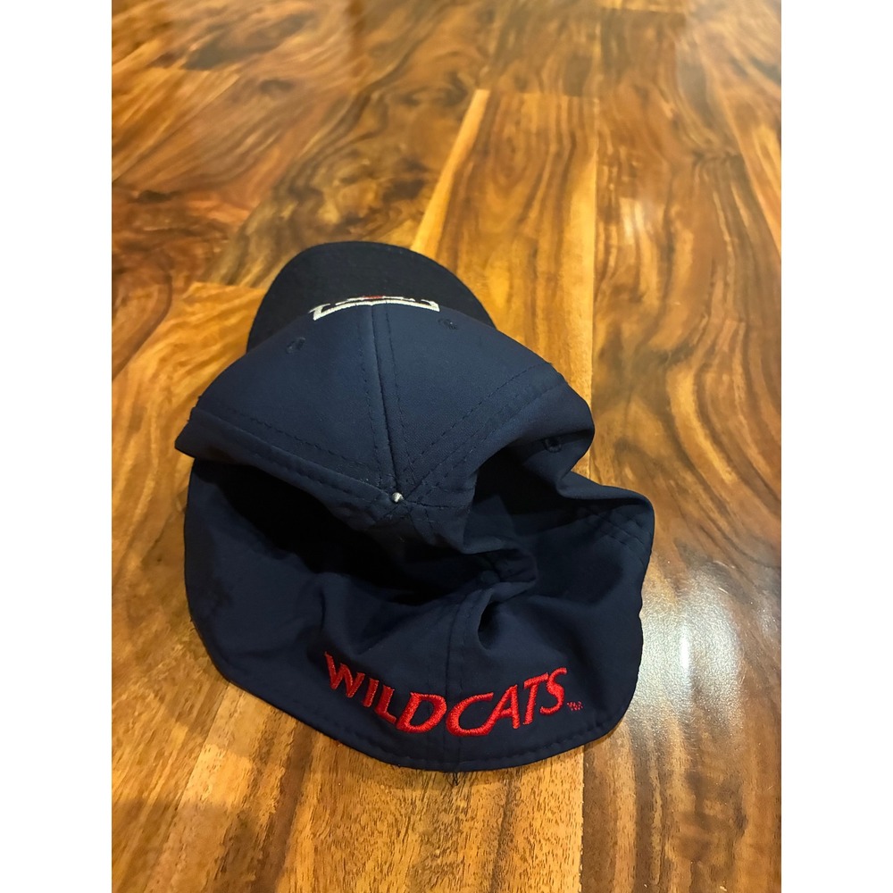 The Game University of Arizona Wildcats Hat Navy Blue Stretch Fit Cap NCAA Mens - Picture 2 of 5